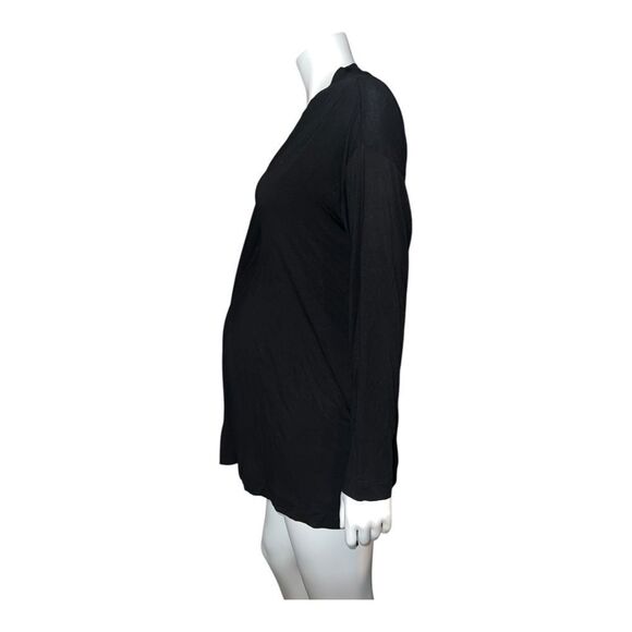 Gap Maternity Black Wrap Cardigan Lightweight Modal XXS NWOT NWD - Picture 5 of 7